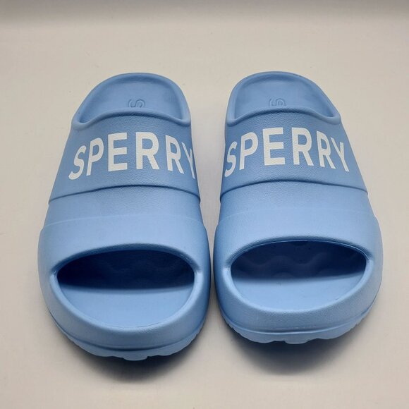 Sperry Top Sider Float Slide Womens Slide Sandals Blue Size 9D - Picture 2 of 8